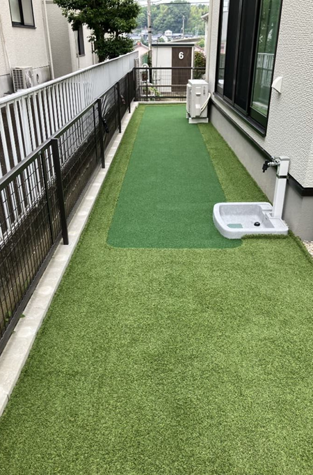 芝助の人工芝施工事例画像