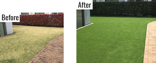 HSMの人工芝施工事例