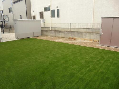 サンガーデンの人工芝施工事例