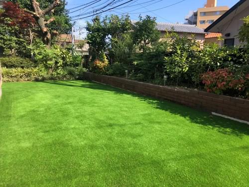 お庭管理センター（旧：人工芝生活）の人工芝施工事例